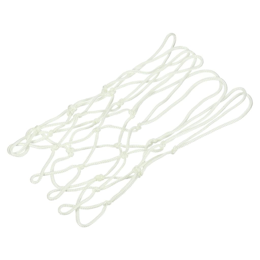 PATIKIL 25cm Night Light Mini Basketball Portable Illuminated Basketball Hoop Net with 8 Glow In the Dark Basketball Net for Indoor and Outdoor White