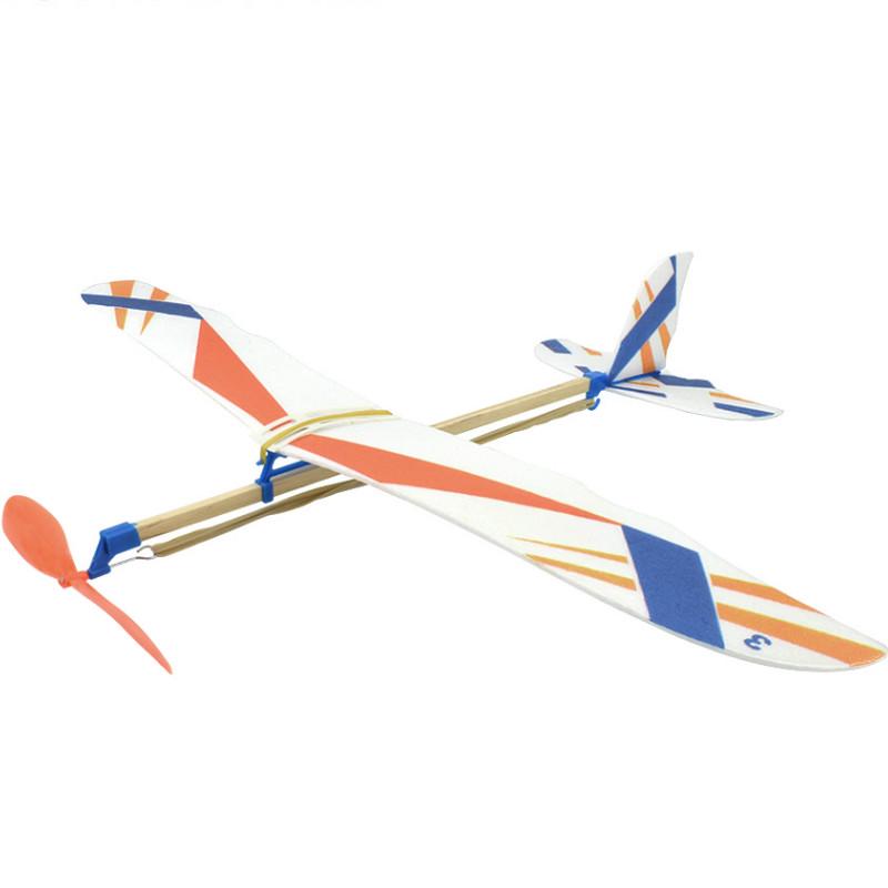 Classic Rubber Band Powered Model Airplane Flying Plane Propeller Kids Toy Sale Classic Rubber Band Powered Model Airplane Flying Plane Propeller Kids Toy Sale