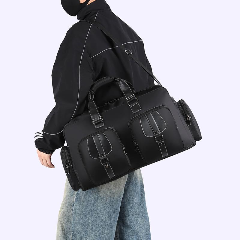 Men's Large-capacity Travel Bag, Short-distance Business Trip Carry-on Bag, Outdoor Casual Commuting Storage Bag