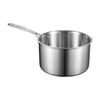 4 QT Saucepan, Stainless Steel Saucepan with Glass Lid, Multipurpose Nonstick Stainless Steel Small Cooking Sauce Pot with Ergonomic Handle, Friendly