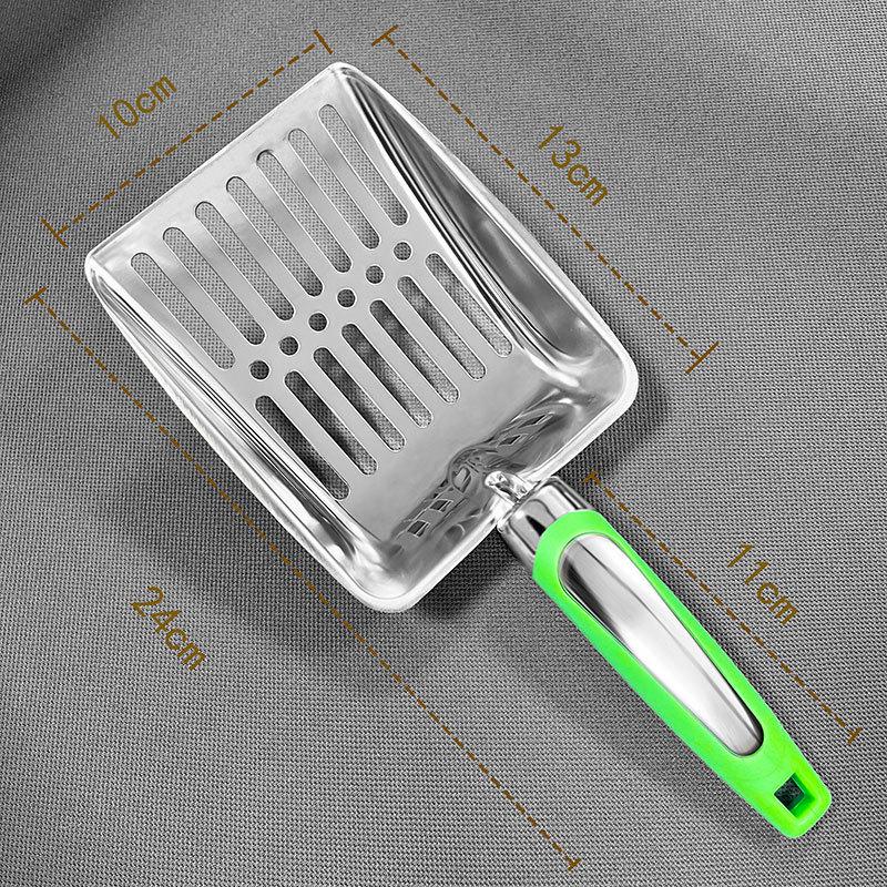 Stainless Steel Cat Litter Scoop with Deodorizing Cleaning Tool