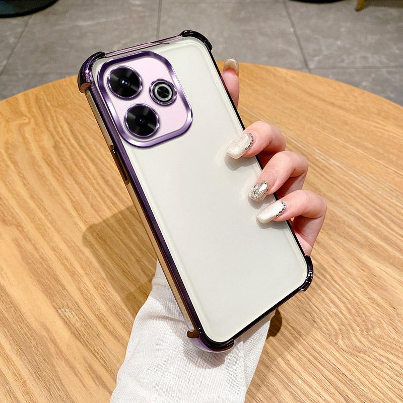 

For Tecno Spark 10 Pro Case Tecno Spark10 Phone Case Spark 10C Cover Corners Thickening Shookproof Plating Silicone back cover Tecno Spark 10