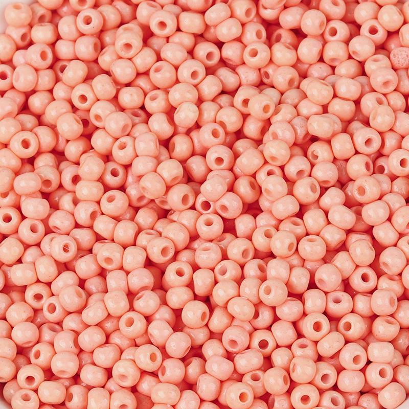 3mm Pink Orange Glass Seed Beads for Cross Stitch and DIY Jewelry Accessories