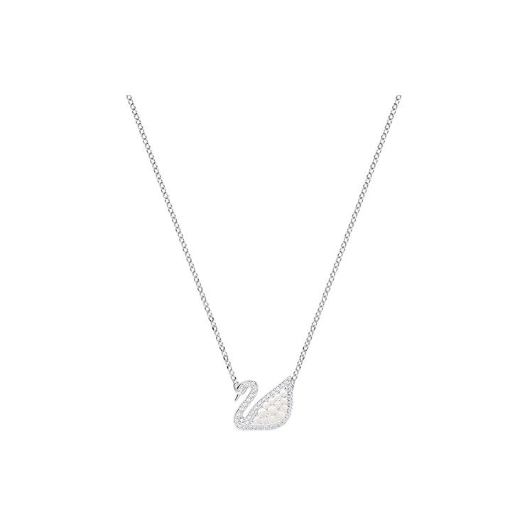 

Жіноче кольє Swarovski Conic Swan з кристалами та перлами Біле 5416605 Box+Shopping Bag