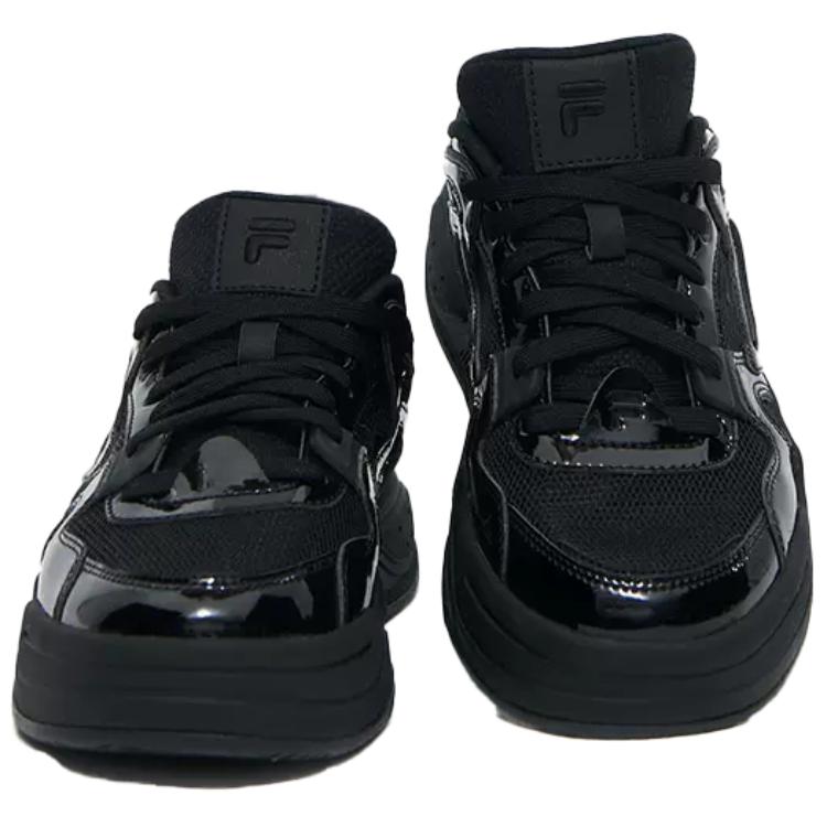 FILA Fusion X Beams Bank II Comfortable Fashion Casual Sports Durable Low-Top Sneakers Women sneakers Black T12W422309FBK