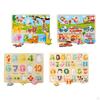 Montessori Jigsaw Puzzle Early Learning Building for Children Toddler Birthday Gifts