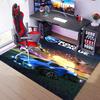 Game Rocket league -Themed Entrance Mat,Non-Slip Mat Area Rug,Room Decor,Outdoor Decor,Kitchen Rug,Doormat - Machine Washable,Easy to Clean