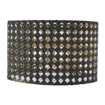  Abat-jour Ovale en Métal Décoratif Ajouré pour Lampe de Table E27 E14, Lampadaire