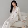 Unconscious and Comfortable Vertical Striped Pajama Set for Women