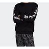 X Disney Sweatshirts Men's Black Crew Neck Moderate Regular GD6025