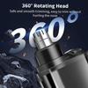 Electric Nose Hair Trimmer with LED Display Rechargeable Portable Painless Hair Remover for Men Women