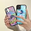 Healing Anime L-Link C-Click PC+TPU Phone Case For IPhone 17 16 15 14 13 12 11 Pro Max Plus Kawaii Cartoon Cover