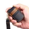 Crazy Horse Leather Key Cover Suitable for Toyota Key Cover TOYOTA North American Model Car Key Cover