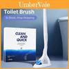Modern Minimalist Disposable Toilet Brush Set With Cleaning Liquid For Home Bathroom Cleaning Supplies