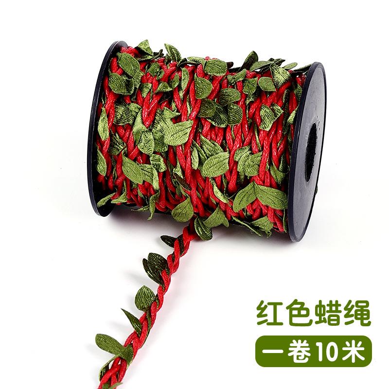 DIY Simuliertes Hanfseil Rattanblätter Kindergarten Handgefertigter Anhänger Mori Umweltdekoration Gewebtes Grünblattseil