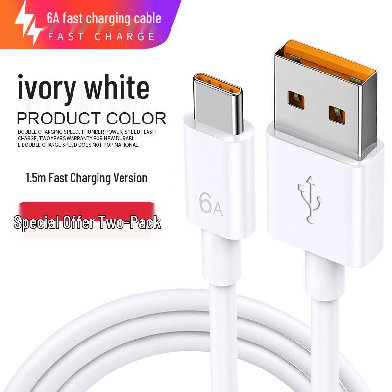 120W Super Fast Charger and 66W Flash Charging Cable Compatible with Huawei and Honor Phones.