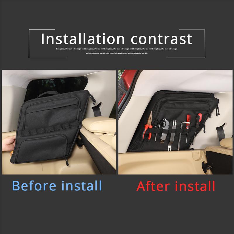For Land Rover Freelander 2 2007-2015 Car Trunk Right Side Storage Bag Storage Bag Car Interior Accessories