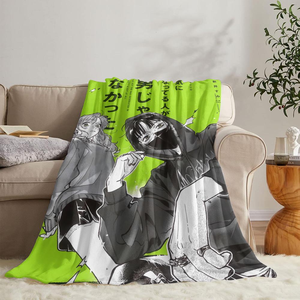 The Guy She Was Interested In Wasnt a Guy at All Throw Soft Flannel Throw Summer Blanket Lightweight for Sofa Bed Travel