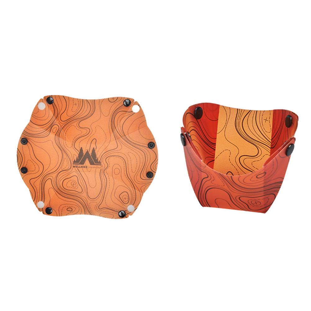Outdoor Multi-Purpose Tableware Space Saving Ultra Light Tableware Set Reusable Plastic Bowl Plate Cup Filter for Camping Hiking