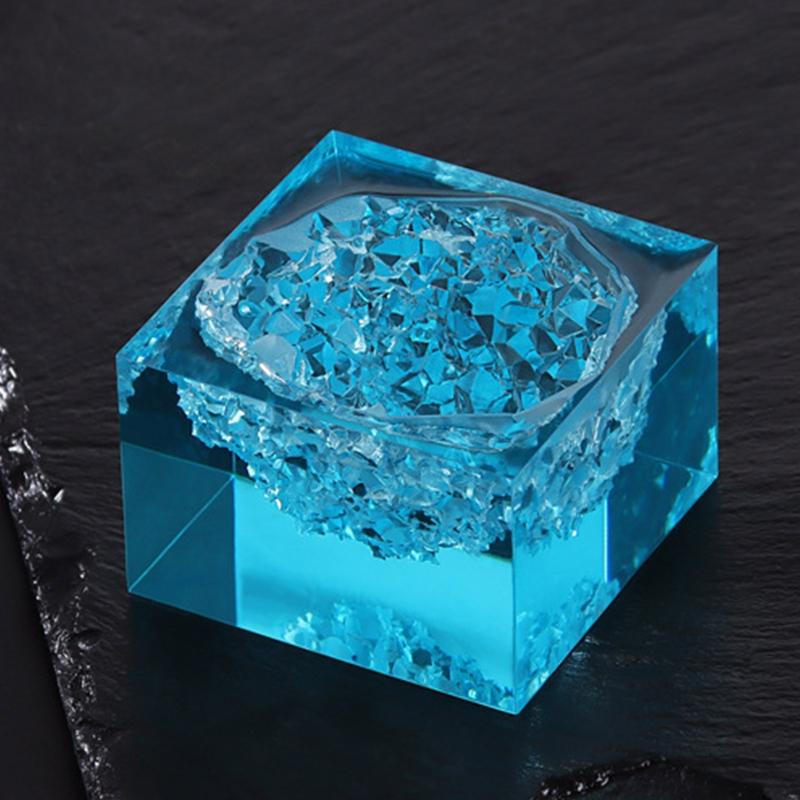 Pryskyřičné krystalové formy UV epoxidová pryskyřicová plniva Formy Křišťálové klastrové formy pro svépomocné dekorace na svatební stůl