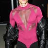 INCERUN Men Long Sleeve See Through Bodysuits Lace Mesh Patchwork Club Playsuits