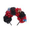 Lightweight Artificial Camellia Headband Comfortable Fabric Headband  Halloween