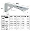 Heavy Duty Stainless Steel Folding Triangle Wall Support Bracket