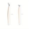 1/4 Pcs Eyelashes Tweezers Stainless Steel Superhard Tweezers High Precision Anti-static Tweezers for Eyelash Extensions
