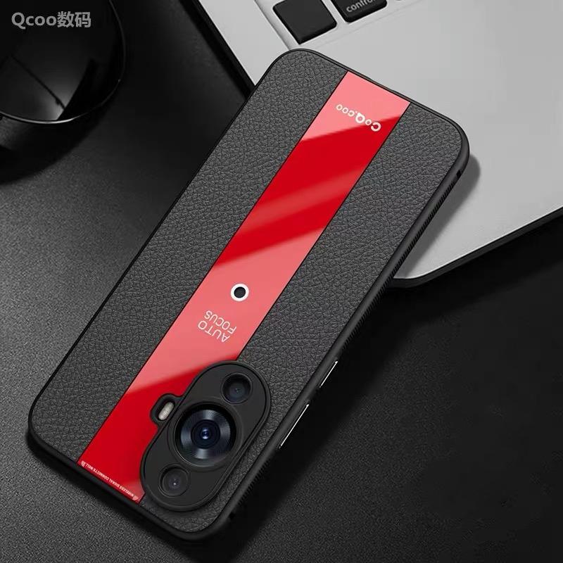Leather Case For Huawei Nova 12S Case Stylish Luxury Soft Back Cover For Nova 11 12 Active Nova12 Lite Camera Protection Bumper