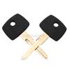 Keychannel 10PCS/lot Car Tansponder Key YM15 Key Blade Case for Benz Truck Transponder Chip Van Bus Replacment Accesorios