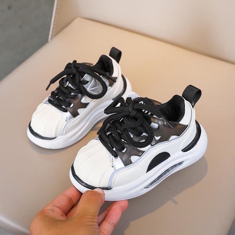 Spring Girls Retro Running Shoes Lightweight Soft Sole Casual Sneakers For Little And Middle Kids