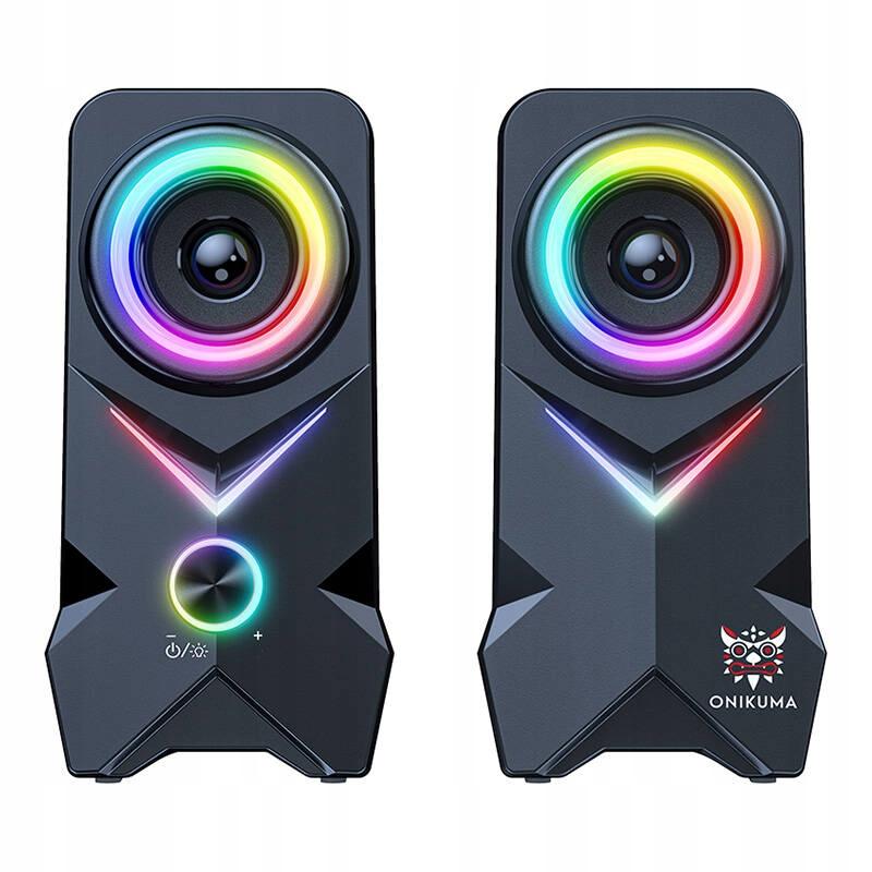 Głośniki komputerowe Onikuma L2 2.0 bluetooth USB z podświetleniem RGB 10W