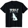 Kids Family Howling Wolf Pack Lifetime Member Boy Clothes T-Shirt T-Shirt