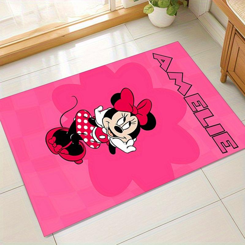 

1pc. Cute Minnie Mouse Pink Rug for Home Decor, Office Carpet, Outdoor Mat, Birthday Gift Ideaz041458 60cm by 90cm