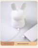 Cute Rabbit Silicone Night Light - USB Rechargeable Sleep Companion for Baby Feeding & Bedroom