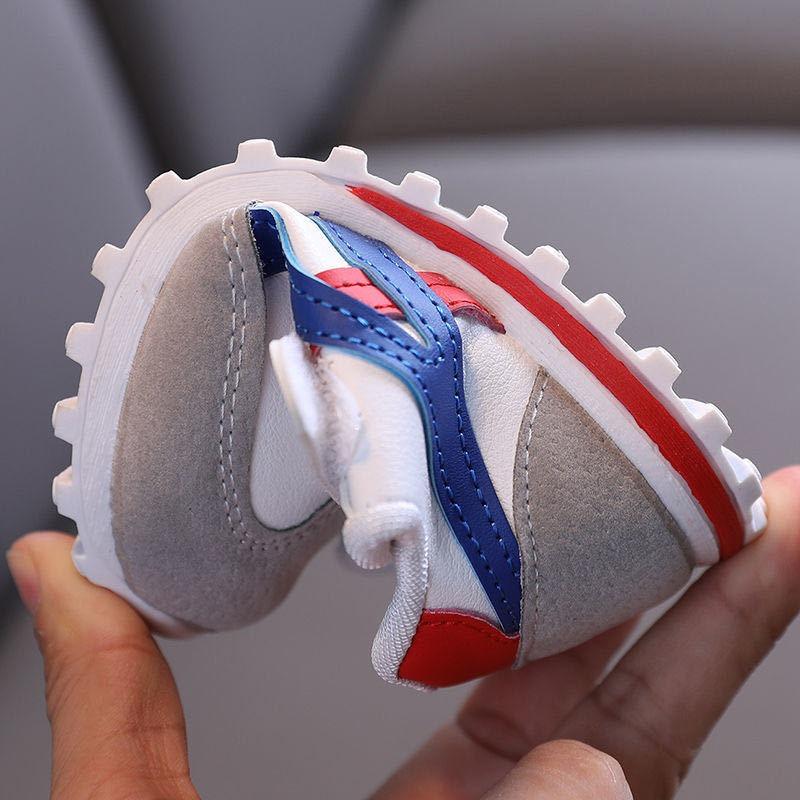 Podzimní kožené boty pro chlapce a dívky Podzimní a zimní boty pro chlapce a dívky Dětské boty 0-5 let