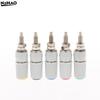 5Pcs High Current 5mm Banana Jack Socket, 30A M5x48 Type 4mm Amplifier Terminal Female Socket For Electronic Testing