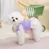 Summer New Small Fresh Floral Suspender Princess Dress Light and Breathable Small Pet Cat and Dog General Pet Clothes