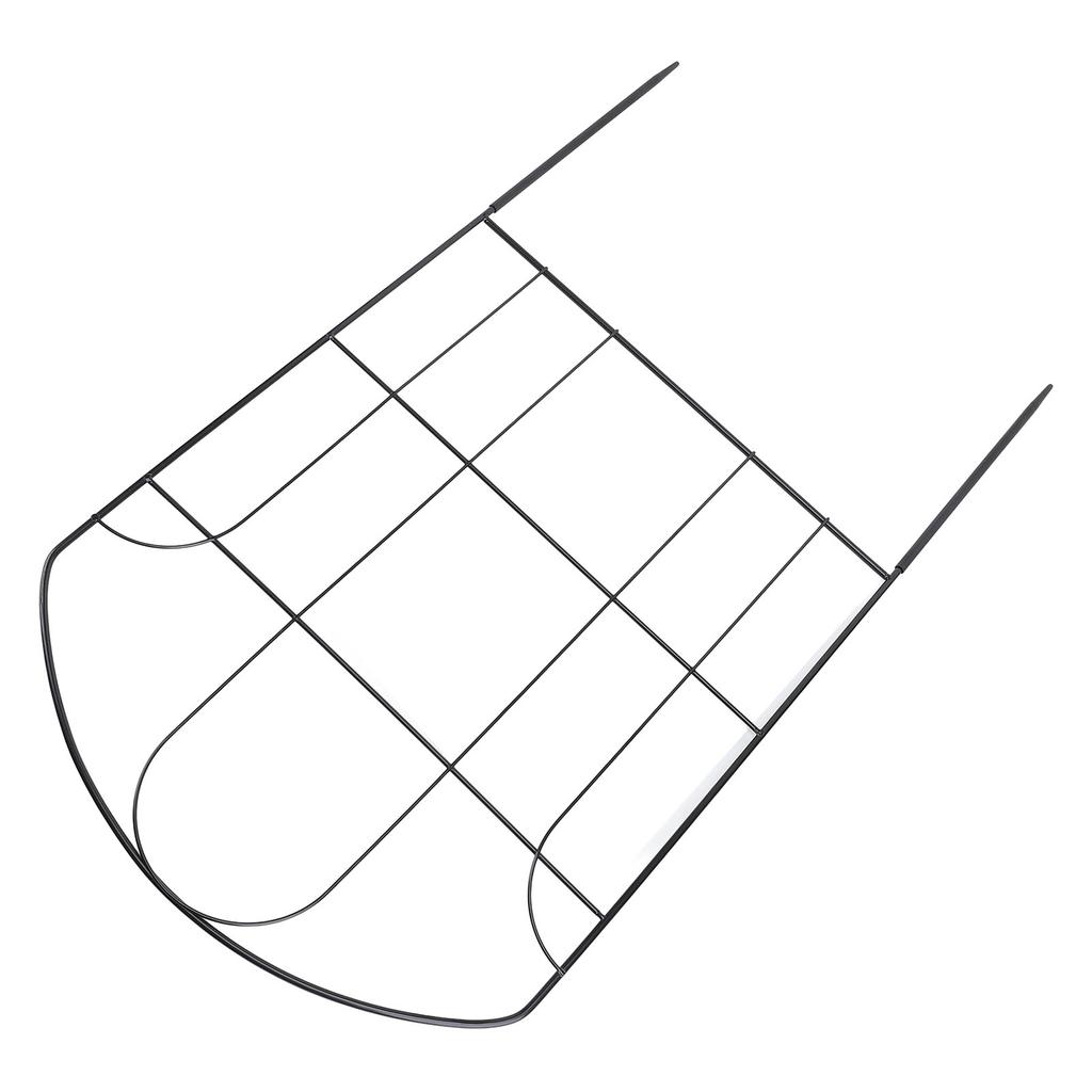 Iron Fence, Decorative Garden Border with Iron Wire Fence Panel for Flower Bed Edging, for Garden, Lawn, Terrace, Landscape, Roadside, Pet, and Vegeta