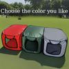 Foldable Dog Travel Crate Portable Car Cats Dogs Cage with Breathable Mesh Window Pop Up Pet Kennel for Outdoor Camping Car Trip