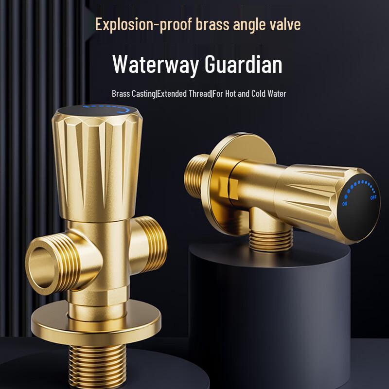 Yicheng 1/2 Copper Angle Stop Valve