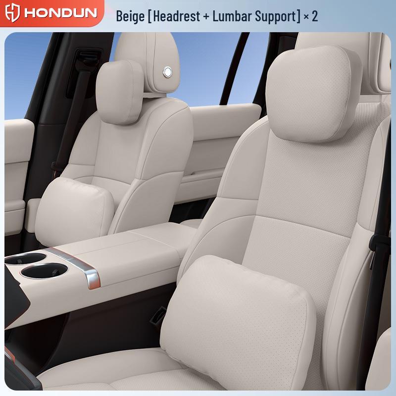 Essential Car Interior Mods: Voyah FREE+ Headrest, Lumbar & Neck Support Pillow Set