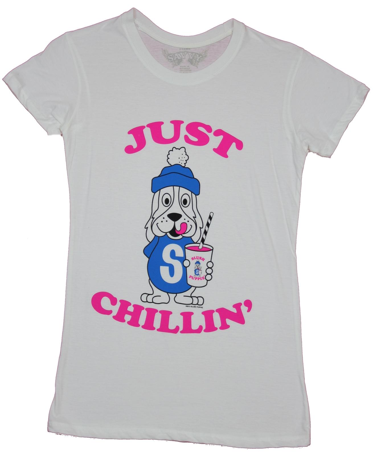 Slush Puppy Girls Juniors T-Shirt - Just Chillin Slush Puppy Image XXXXL