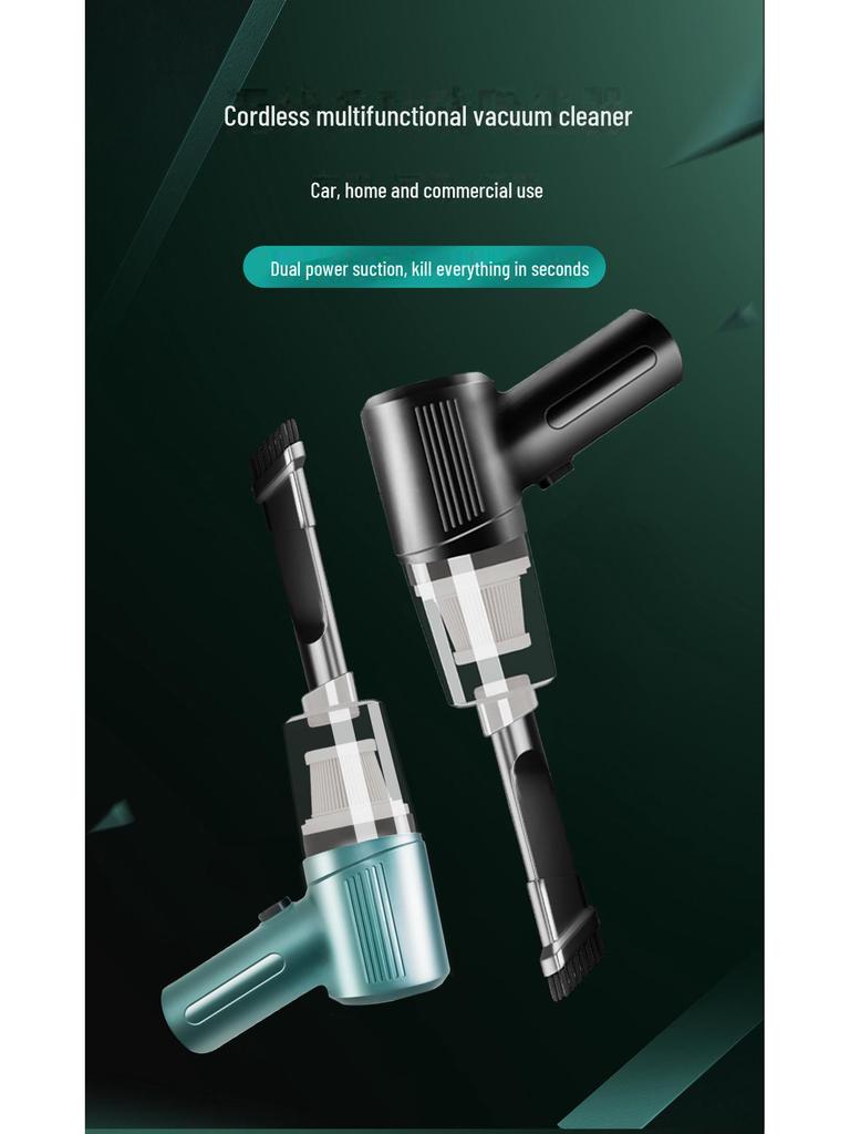 Wireless Handheld Car Vacuum Cleaner: Multi-Function, High-Power Mini Suction & Blower
