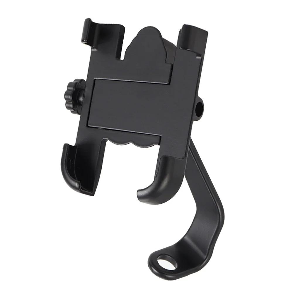 Motorsykkel Sykkel Telefonholder Gps-brakett Mobiltelefonstativ Moto Ryggespeil Styrefeste