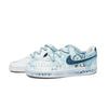 Nike Court Vision 1 Heartbeat Bear Slip Resistant Abrasion Resistant Low top Skateboard Shoes Unisex Blue CD5463-101(Team61-)
