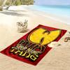 Benutzerdefinierter Name Wu-Tang Clan Druck Strandtuch, Großes Weiches Schnelltrocknendes Handtuch für Strand Camping Schwimmen -HE144