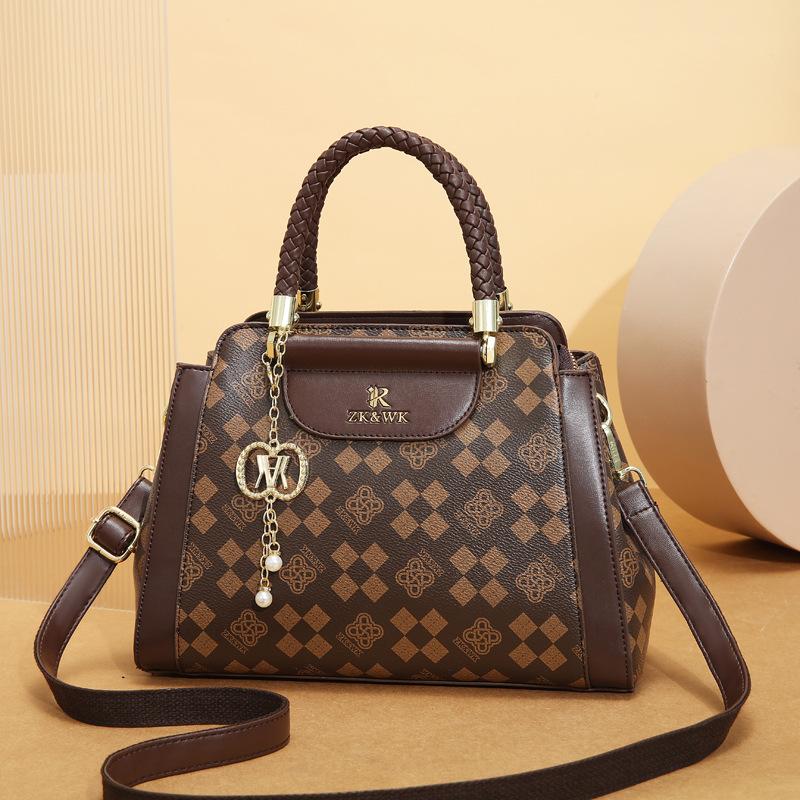 

Сумка Женская 2025 Новая Сумка из ПУ Женская Универсальная Наплечная Сумка Кроссбоди Премиальная Сумка-тоут Женская Сумка