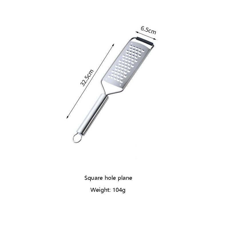 Multi-purpose Food Grater with Handle, Cheese Graters for Kitchen, Slicer for Vegetable Fruit and Chocolate, 304 Stainless Steel
