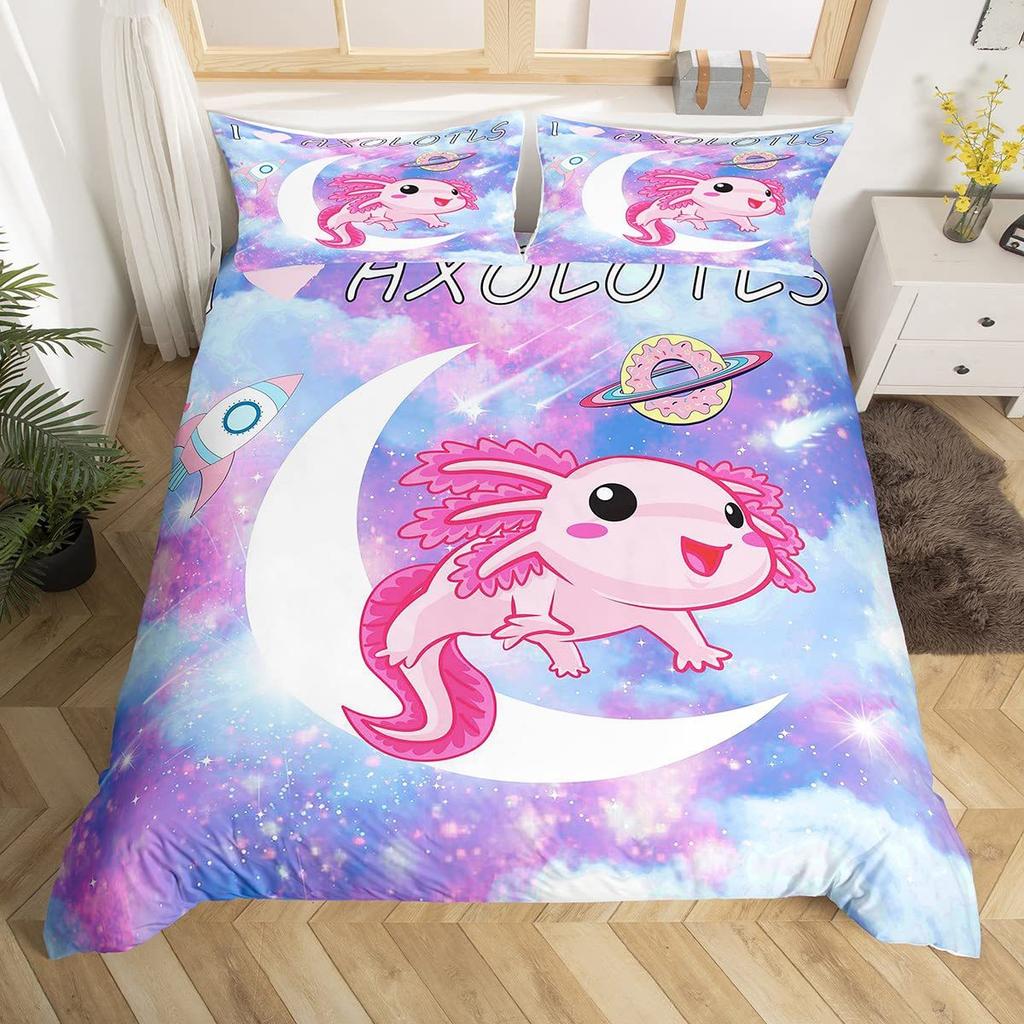 Rhinestone Eyelash Down Comforter Set Bedding Set 3-piece Duvet Cover Set